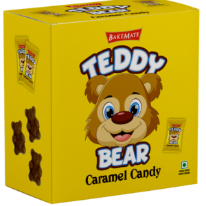 Looking for caramel candy online? BakeMate Teddy Bear Caramel Candy is an individually wrapped little piece with a rich flavor that adds a silky smooth sweetness. Caramel Candy | Teddy Bear | Bakemate candy | Bakemate caramel Candy |